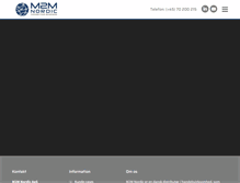 Tablet Screenshot of m2m.dk